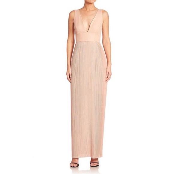 nicholas the label accordion pleated maxi dress gown US Size 8 - Picture 13 of 13